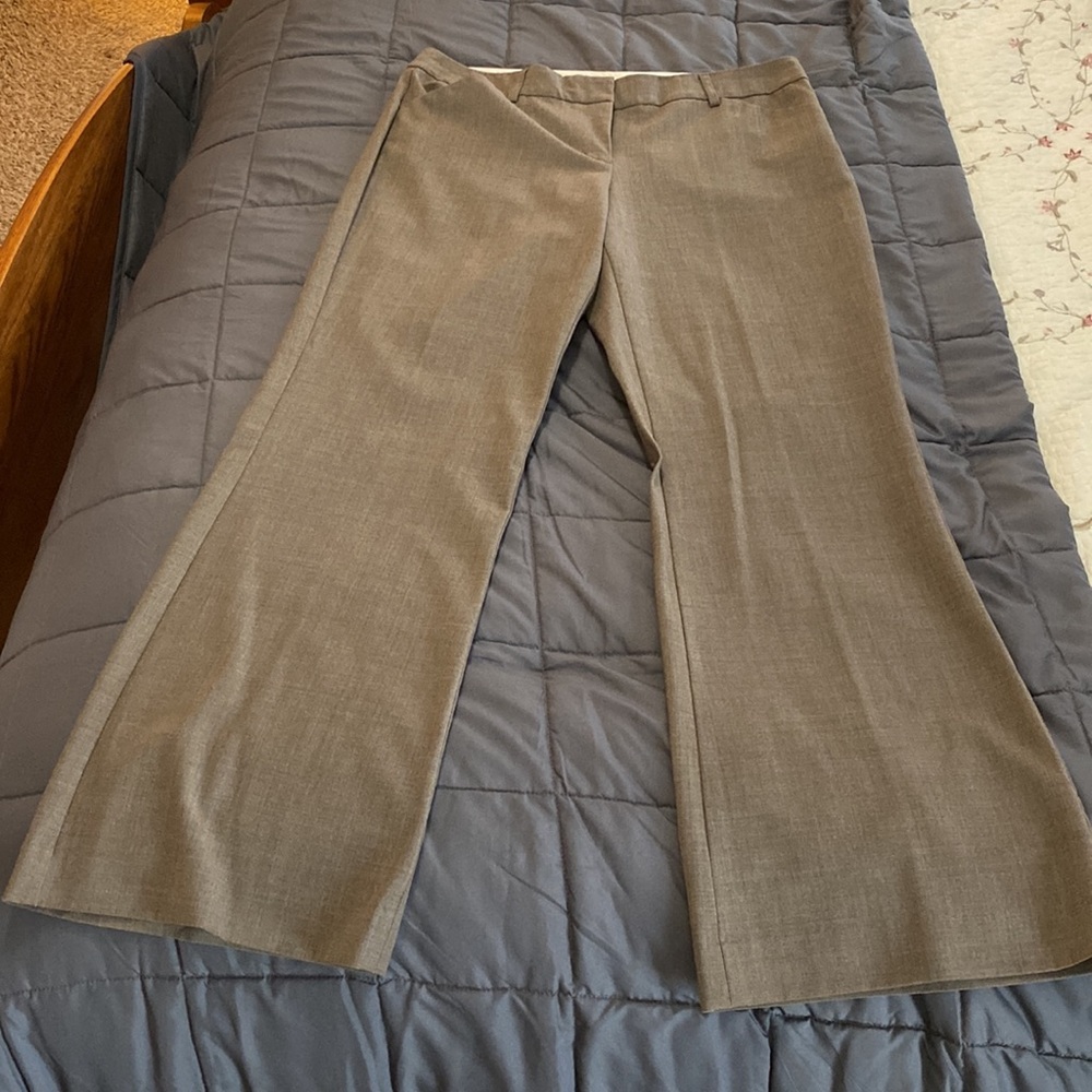 Express Editor Bootcut Low-rise Pants - Tan